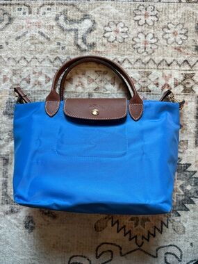 Longchamp Le Pliage Small Tote (Blue)